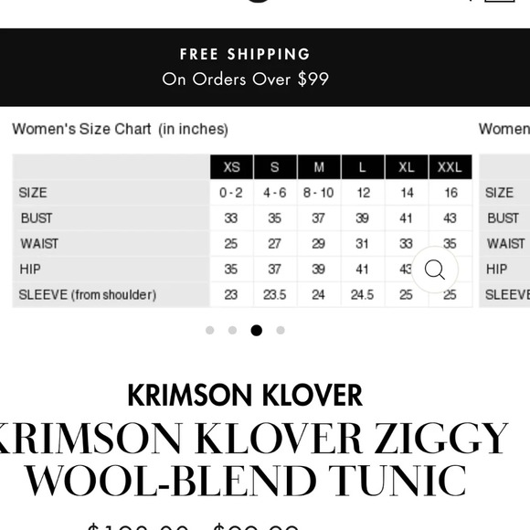 Krimson Klover Turtleneck Ziggy Tunic Silk Wool-Blend Pullover Sweater Ribbed M - Picture 7 of 9